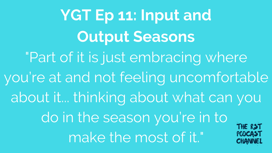 YGT 11: Input and Output Seasons