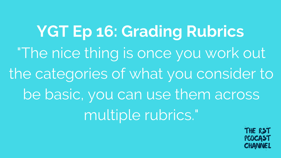 YGT 16: Grading Rubrics