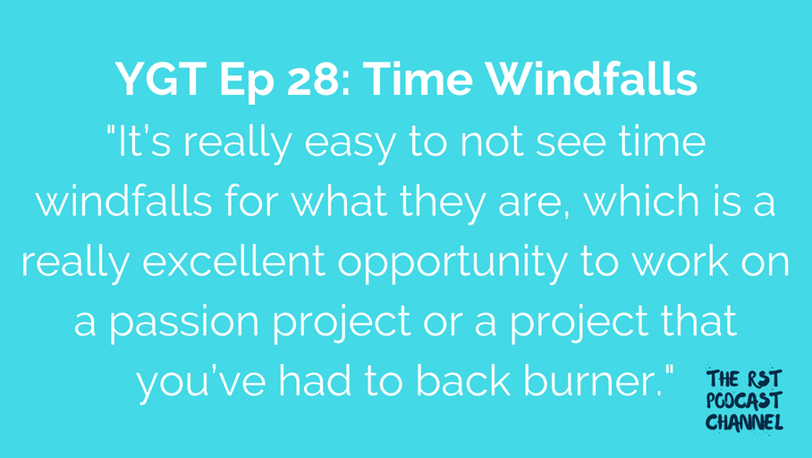 YGT 28: Time Windfalls