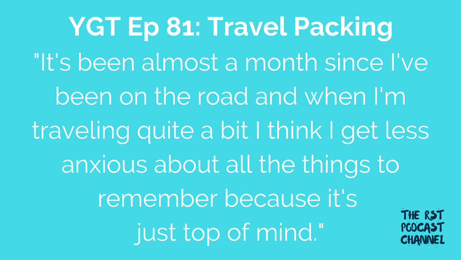 YGT 81: Travel Packing