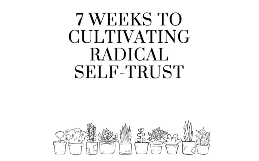 Announcing: 7 Weeks to Radical Self-Trust