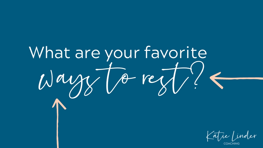 YGT 380: My Favorite Current Ways to Be Restful
